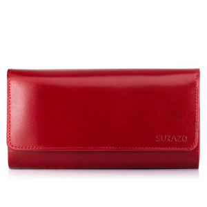 Large red purse for women