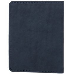Slim Bifold Wallet - Nubuck Navy Blue